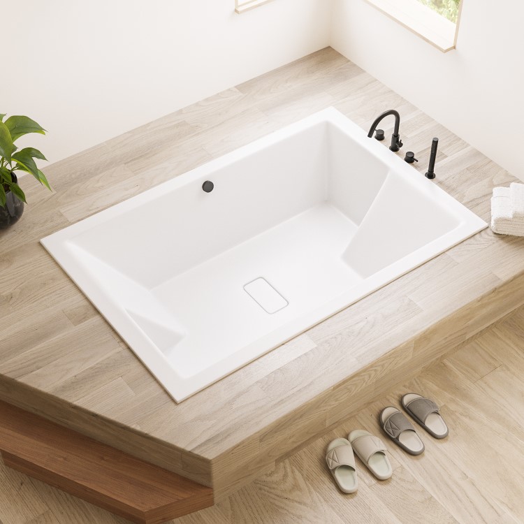 Super Deep Double Ended Inset Bath 1800 x 1200mm - Gemini