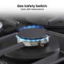 Hisense 60cm 4 Burner Gas on Glass Hob - Black