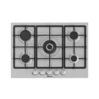 Refurbished Hisense GM773XF 71cm 5 Burner Gas Hob Stainless Steel