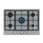 Hisense 71cm 5 Burner Gas Hob - Stainless Steel