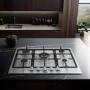 Hisense 71cm 5 Burner Gas Hob - Stainless Steel