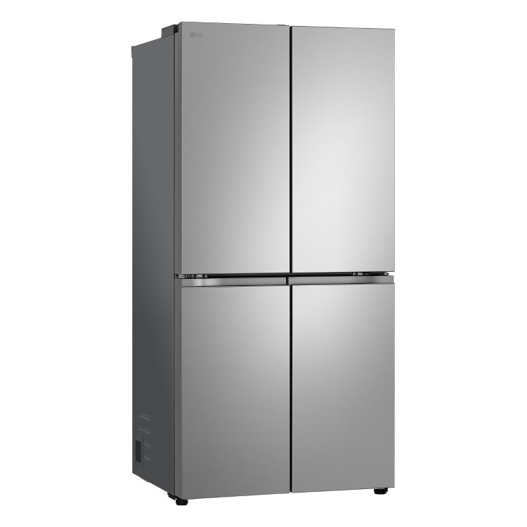 LG NatureFRESH 530 Litre Four Door American Fridge Freezer - Prime Silver