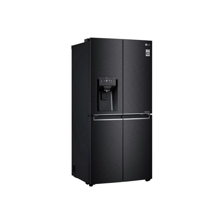 LG NatureFRESH 506 Litre Four Door  American Fridge Freezer - Matte Black