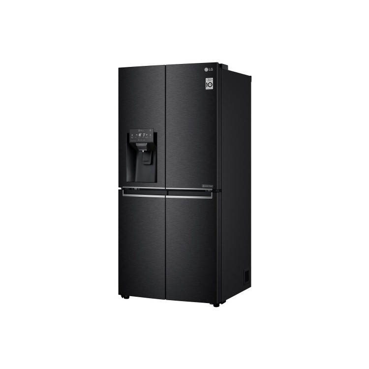 LG NatureFRESH 506 Litre Four Door  American Fridge Freezer - Matte Black