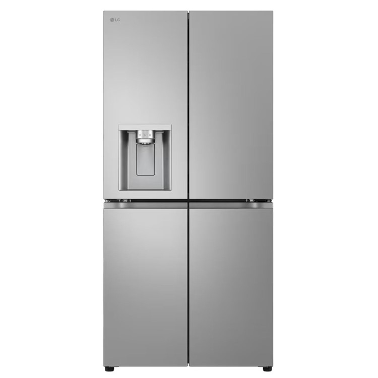 LG NatureFRESH 506 Litre 4 Door American Fridge Freezer - Prime Silver