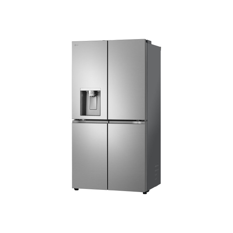 LG NatureFRESH 637 Litre Four Door American Fridge Freezer - Prime Silver