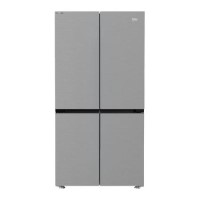 Beko 572 Litre Four Door American Fridge Freezer - Stainless Steel