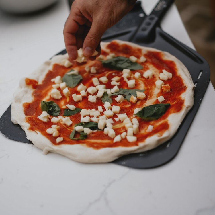 12" Perforated Pizza Peel - Gino D'Acampo