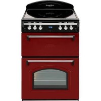 Leisure GRB6CVR Heritage Double Oven 60cm Electric Cooker - Red