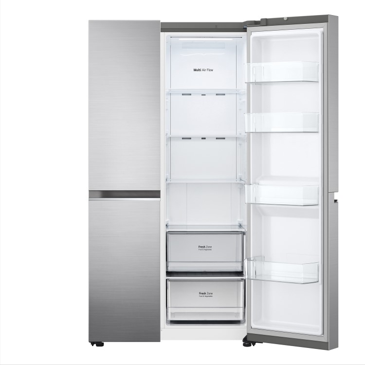 Refurbished LG NatureFRESH GSBV70PZTL 655 Litre Frost Free American Fridge Freezer Shiny Steel