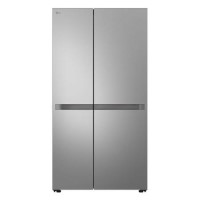 LG NatureFRESH 664 Litre Side-By-Side American Fridge Freezer - Prime Silver