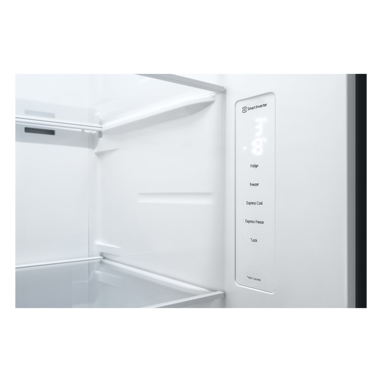 Refurbished LG NatureFRESH GSBV70PZTL 655 Litre Frost Free American Fridge Freezer Shiny Steel