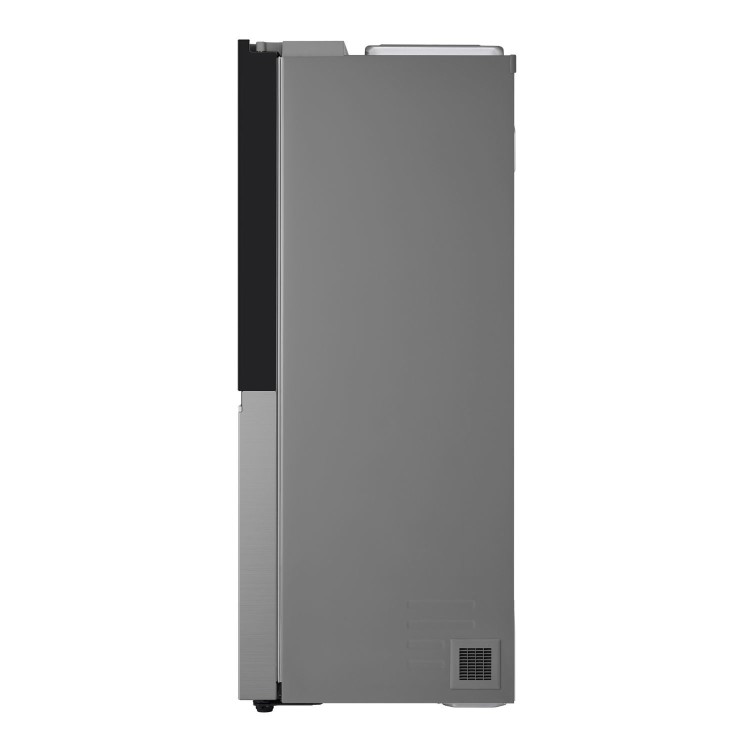 LG InstaView 635 Litre Side-By-Side American Fridge Freezer - Prime Silver