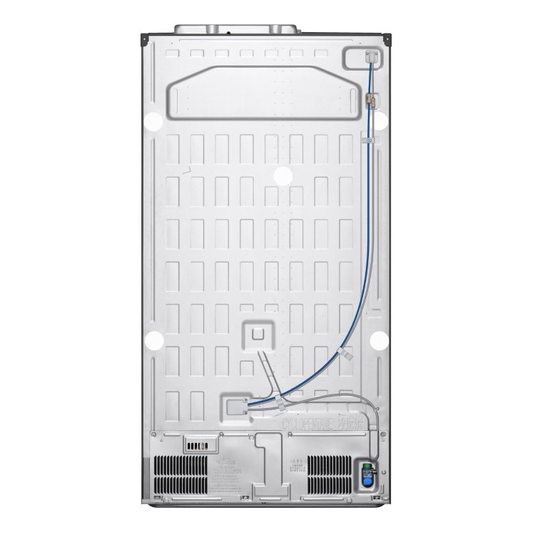 LG InstaView 635 Litre Side-By-Side American Fridge Freezer - Prime Silver