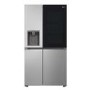 LG InstaView 635 Litre Side-By-Side American Fridge Freezer - Prime Silver