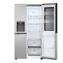 LG InstaView 635 Litre Side-By-Side American Fridge Freezer - Prime Silver