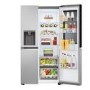 LG InstaView 635 Litre Side-By-Side American Fridge Freezer - Prime Silver