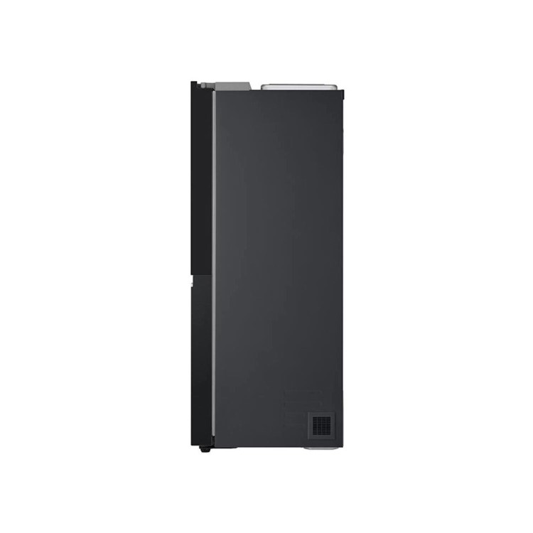 Refurbished LG InstaView GSGV81EPLD Freestanding 635 Litre Frost Free American Fridge Freezer Black