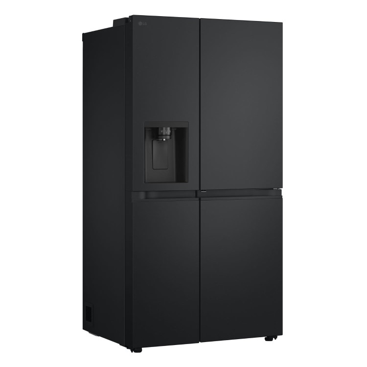 LG NatureFRESH 638 Litre Side-By-Side American Fridge Freezer - Matte Black