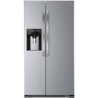 LG GSL325NSYV Basic American Fridge Freezer With Non-plumbed Ice and Water Dispenser Platinum Steel