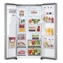 LG NatureFRESH 638 Litre Side-by-Side American Fridge Freezer - Silver