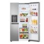 LG NatureFRESH 638 Litre Side-by-Side American Fridge Freezer - Silver