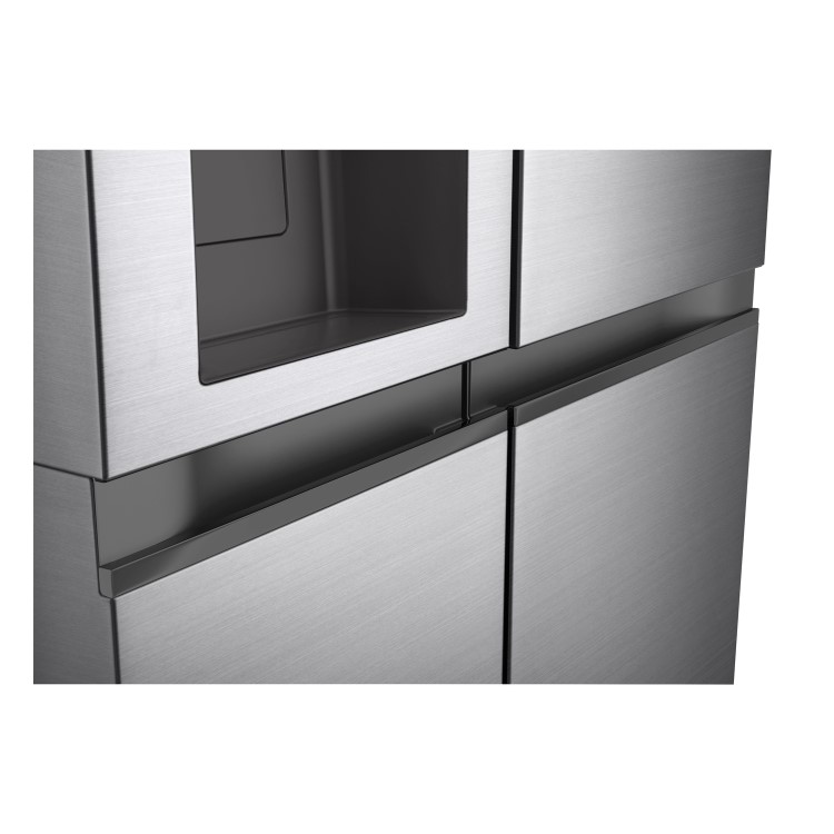 Refurbished LG NatureFRESH GSLV51PZXL 635 Litre Frost Free American Fridge Freezer Shiny Steel