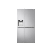 LG 635 Litre Side-By-Side American Fridge Freezer - Stainless steel