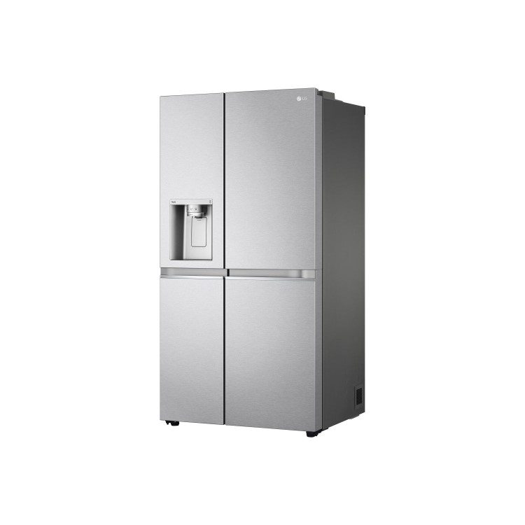 LG 635 Litre Side-By-Side American Fridge Freezer - Stainless steel