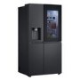 LG InstaView 628 Litre Side-By-Side American Fridge Freezer - Essence Black Steel