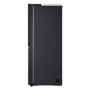 LG InstaView 628 Litre Side-By-Side American Fridge Freezer - Essence Black Steel