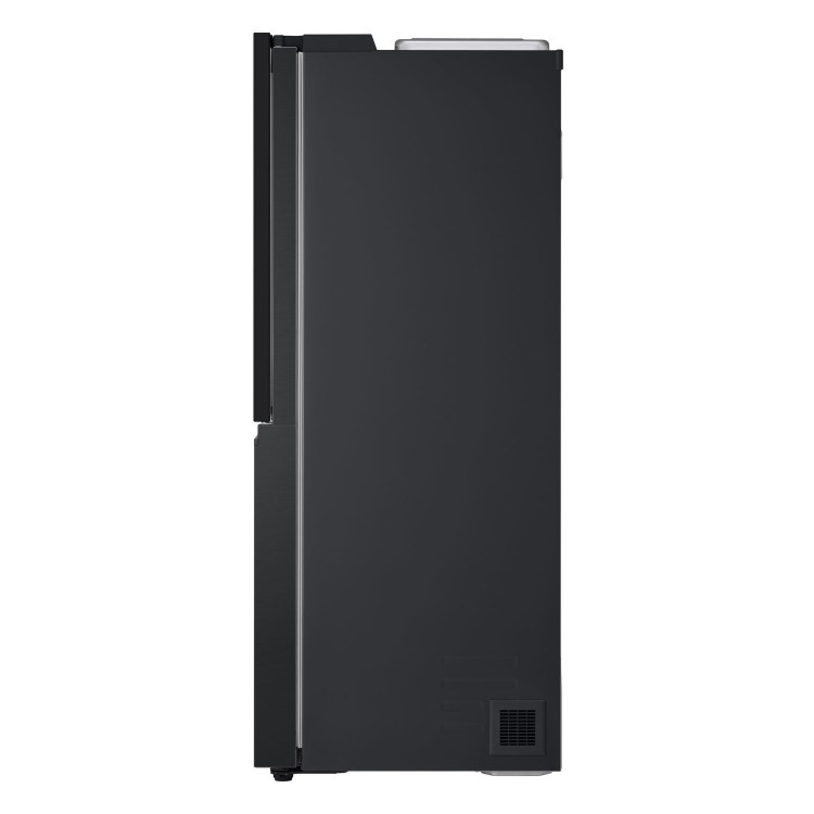 LG InstaView 628 Litre Side-By-Side American Fridge Freezer - Essence Black Steel