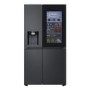 LG InstaView 628 Litre Side-By-Side American Fridge Freezer - Essence Black Steel