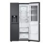 LG InstaView 628 Litre Side-By-Side American Fridge Freezer - Essence Black Steel