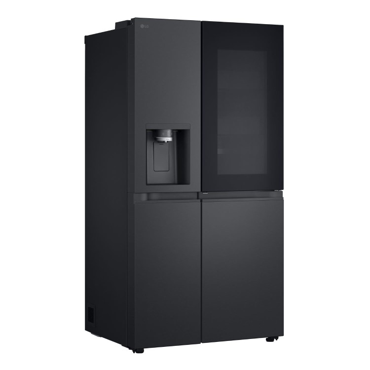 LG InstaView 628 Litre Side-By-Side American Fridge Freezer - Essence Black Steel