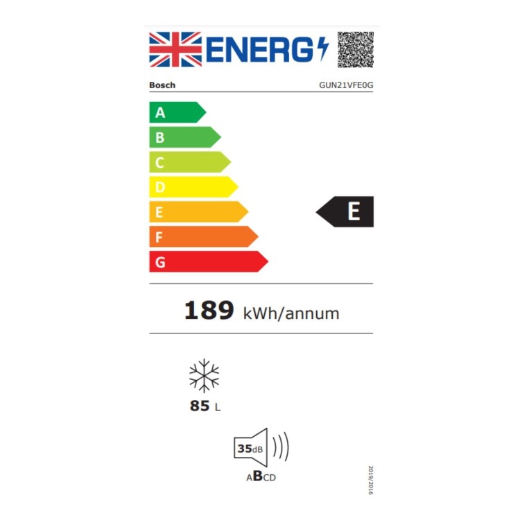 Bosch Series 4 85 Litre Integrated Under Counter Freezer
