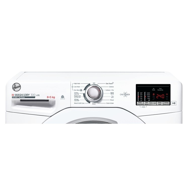 Hoover H-Wash & Dry 300 Lite 8kg Wash 5kg Dry 1400rpm Washer Dryer - White