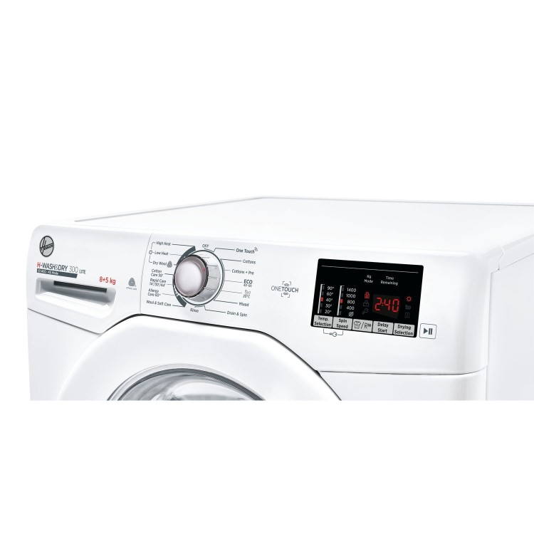 Hoover H-Wash & Dry 300 Lite 8kg Wash 5kg Dry 1400rpm Washer Dryer - White