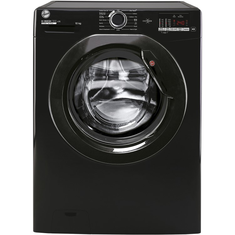 Hoover H-Wash 300 lite 10kg 1400rpm Washing Machine - Black