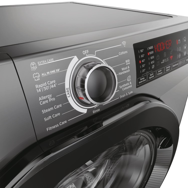 Hoover H-Wash 350 10kg 1400rpm Washing Machine - Graphite