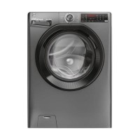 Refurbished Hoover H-Wash 350 H3WPS496TAMBR680 Freestanding 9KG 1400 Spin Washing Machine Graphite