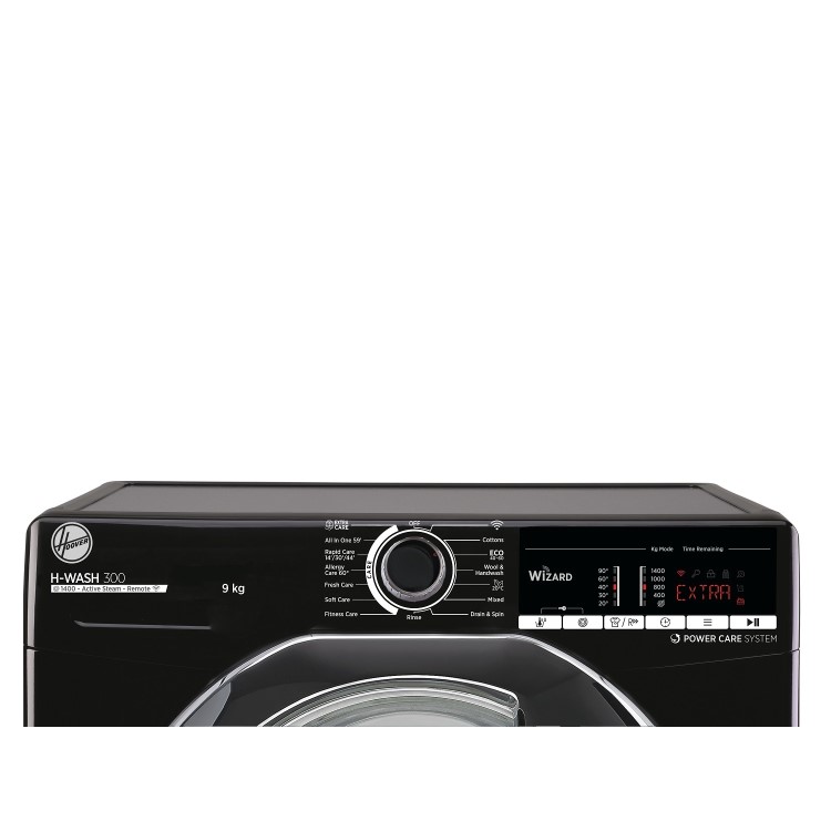 Hoover H-Wash 300 Lite 9kg 1400rpm Washing Machine - Black