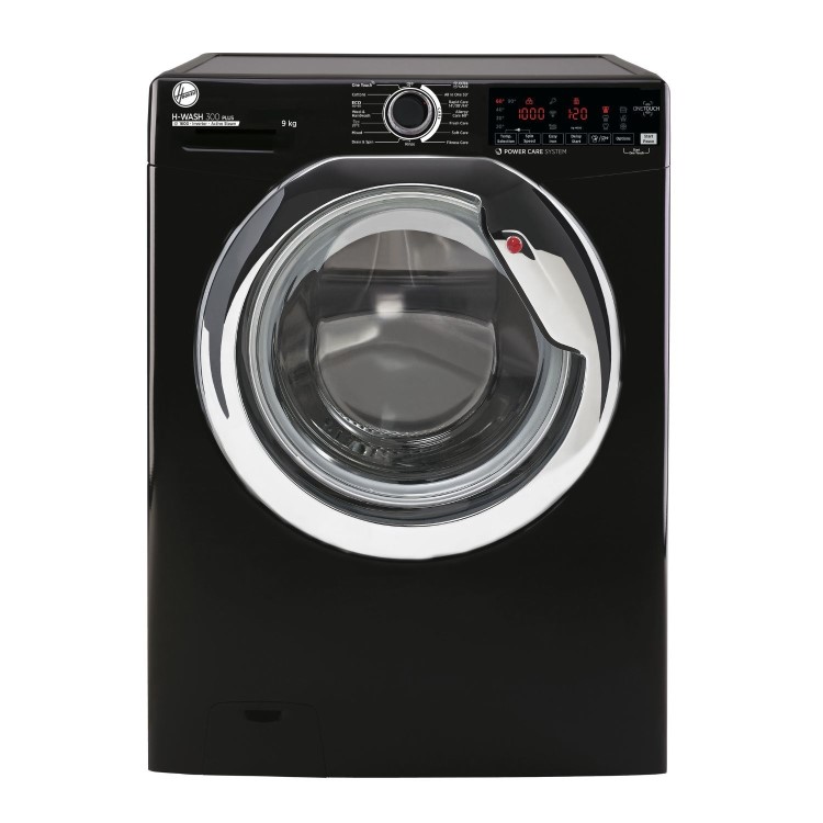 Refurbished Hoover H-Wash 300 H3WS69TAMCBE-80 Freestanding 9KG 1600 Spin Washing Machine Black