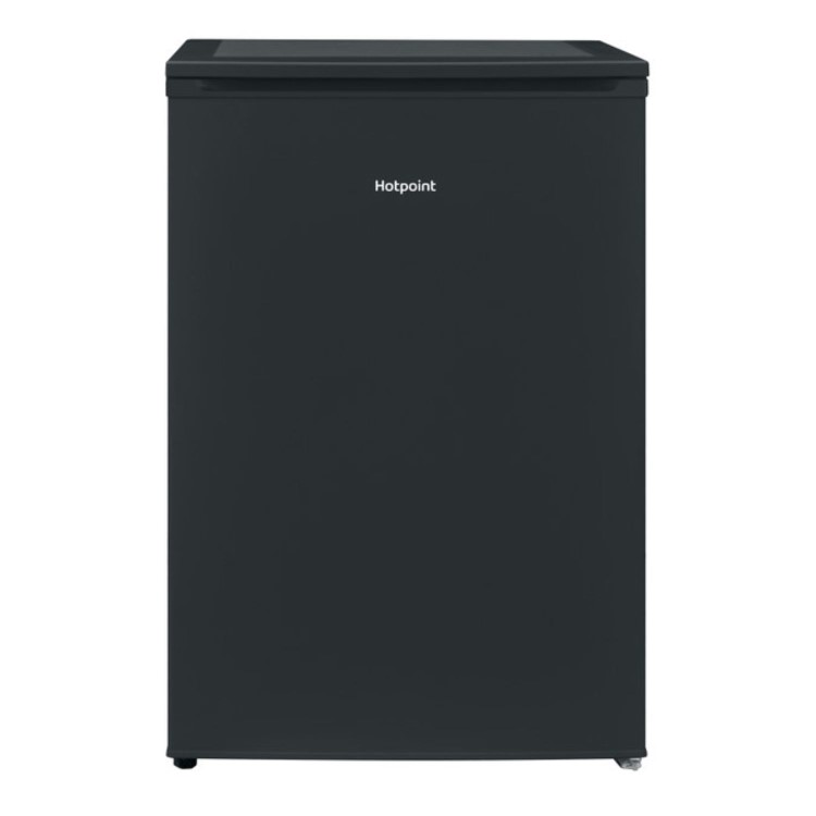 Refurbished Hotpoint H55RM1120BUK Freestanding 135 Litre Under Counter Larder Fridge Black