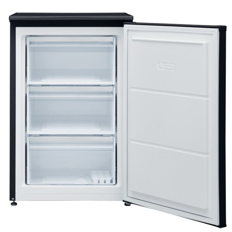 Refurbished Hotpoint H55ZM1120BUK Freestanding 102 Litre Under Counter Low Frost Freezer Black