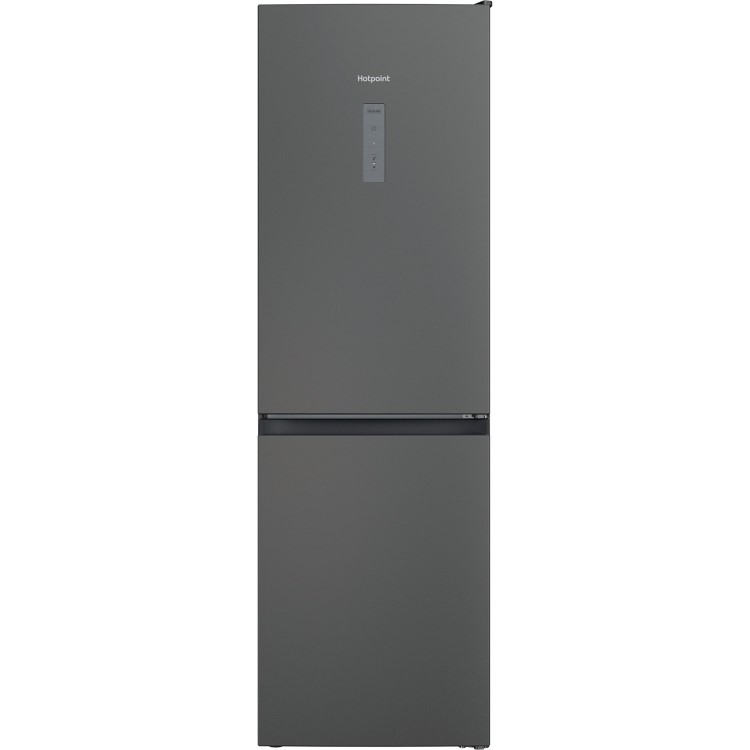 Refurbished Hotpoint H5X82OSK 335 Litre 60/40 Freestanding Fridge Freezer Silver Black