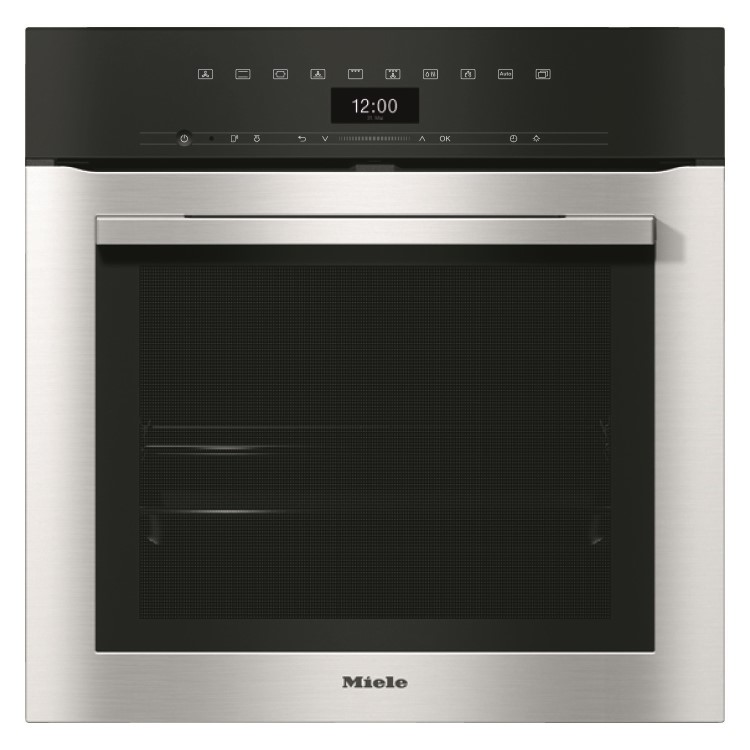 Miele ContourLine Single Oven & Temperature Probe - Clean Steel