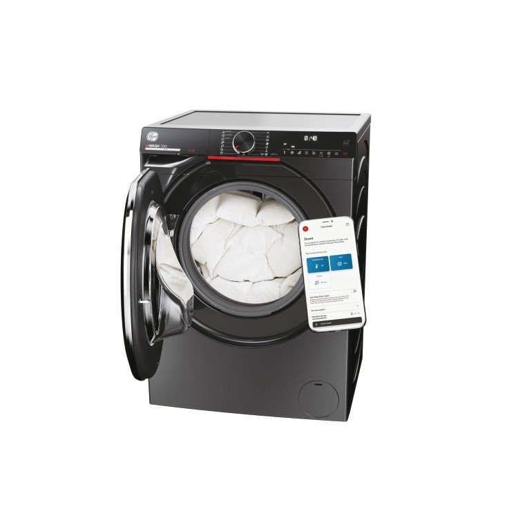 Hoover H-Wash 700 12kg 1400rpm Washing Machine - Graphite