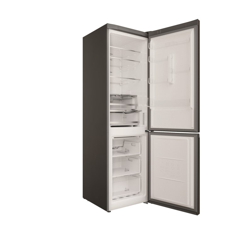 Hotpoint 367 Litre 70/30 Freestanding Fridge Freezer - Stainless Steel