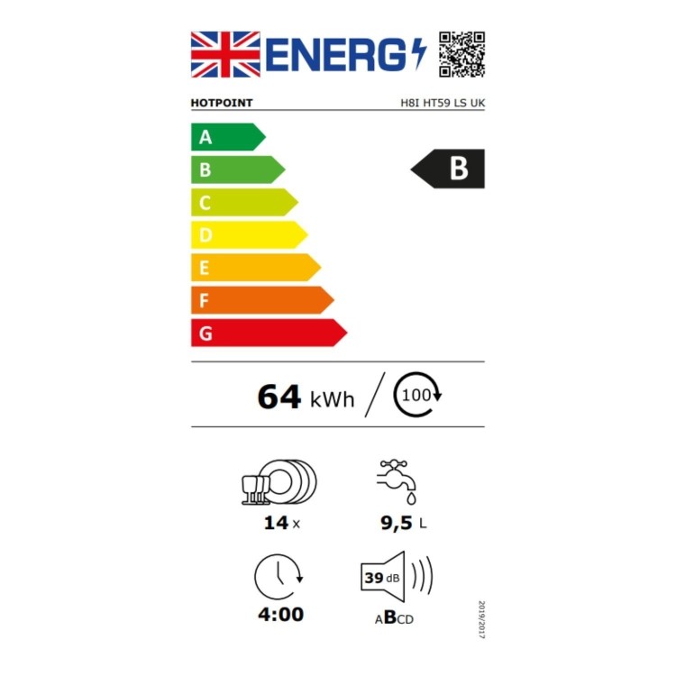 Hotpoint Hydroforce Integrated Dishwasher